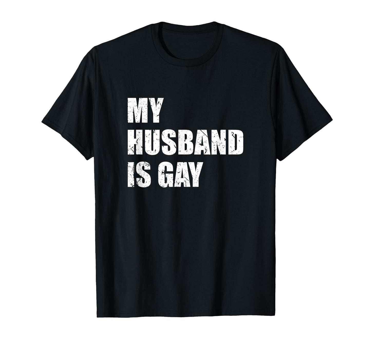 180g pure cotton round neck single side printed T-shirt, men's my husband is gay pride month LGBT gay rainbow T-shirt, casual T-shirts for men and women, perfect T-shirt for holiday gifts, Christmas gifts, 2025 gifts, New Year gifts