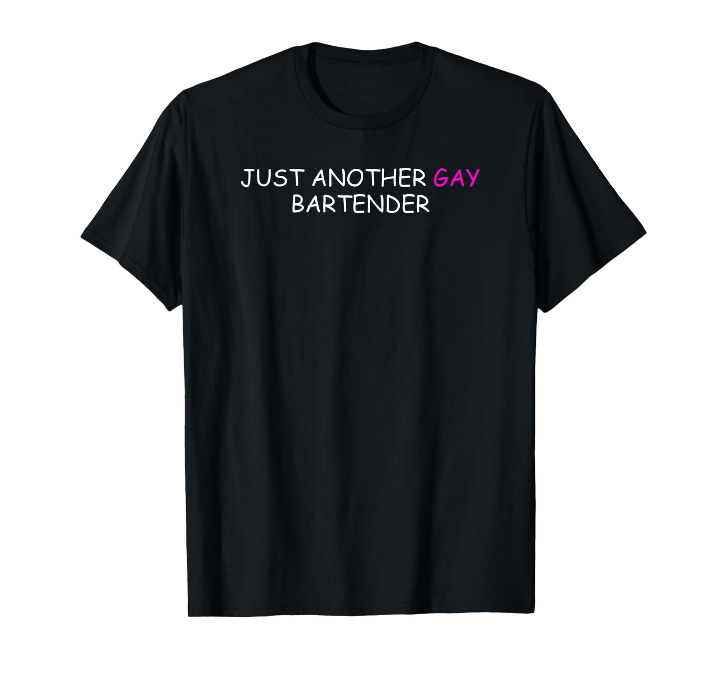 180g pure cotton round neck single-sided printed T-shirt, another gay bartender T-shirt, casual T-shirt for men and women, perfect T-shirt for holiday gifts, Christmas gifts, 2025 gifts, New Year gifts