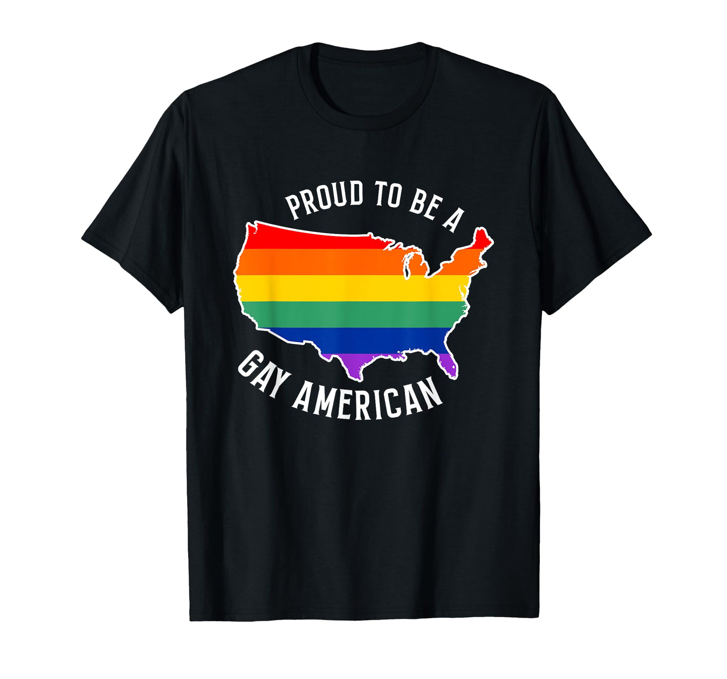 180g pure cotton round neck single-sided printed T-shirt, proud to be a gay American T-shirt, casual T-shirt suitable for men and women, perfect T-shirt for holiday gifts, Christmas gifts, 2025 gifts, New Year gifts