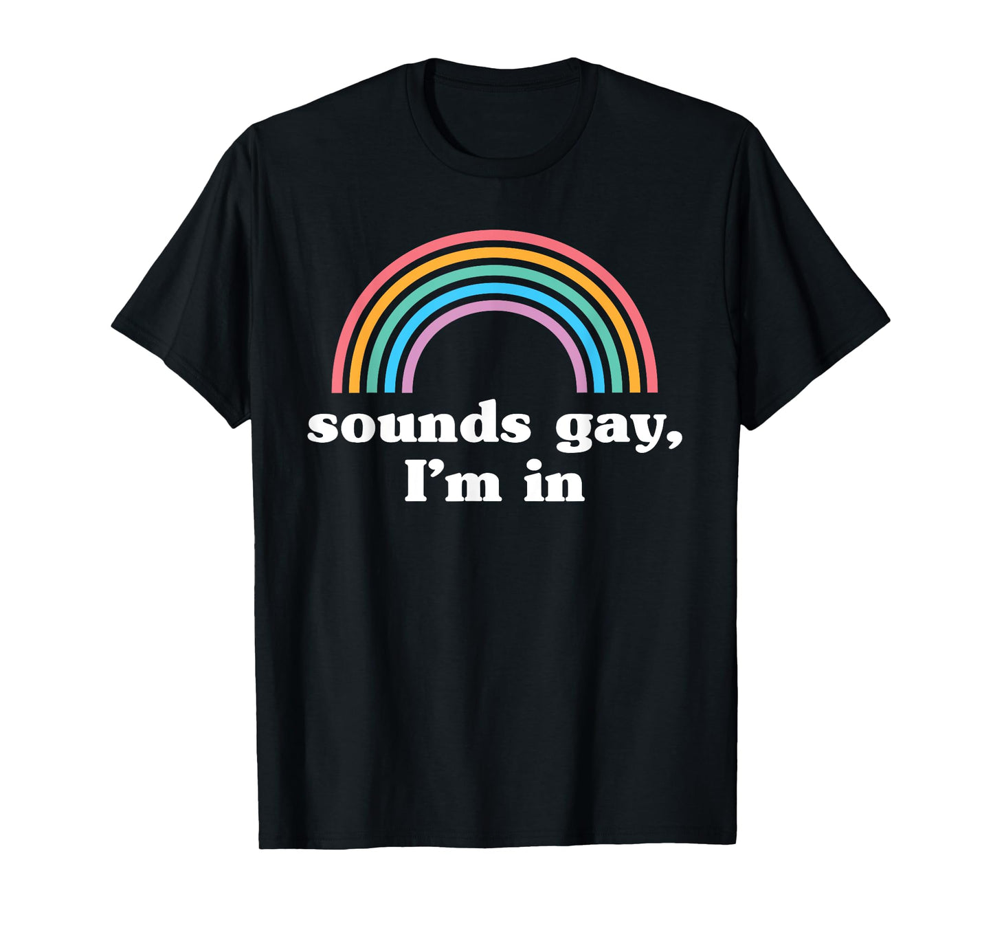 180g pure cotton round neck single side printed t-shirt, sounds gay, I wear t-shirt, casual t-shirts for men and women, perfect t-shirt for holiday gifts, Christmas gifts, 2025 gifts, New Year gifts