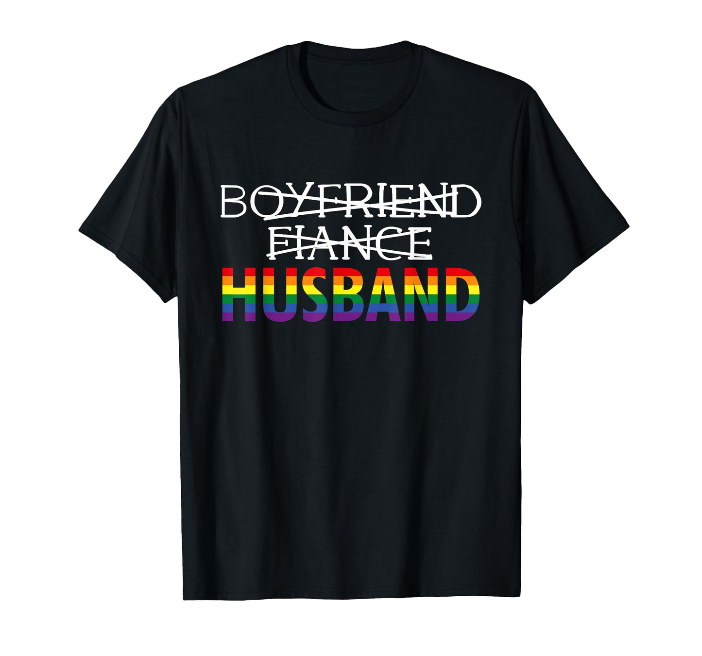 180g pure cotton round neck single-sided printed T-shirt, boyfriend fiance husband LGBT same-sex marriage groom T-shirt, casual T-shirt suitable for men and women, perfect T-shirt for holiday gifts, Christmas gifts, 2025 gifts, New Year gifts