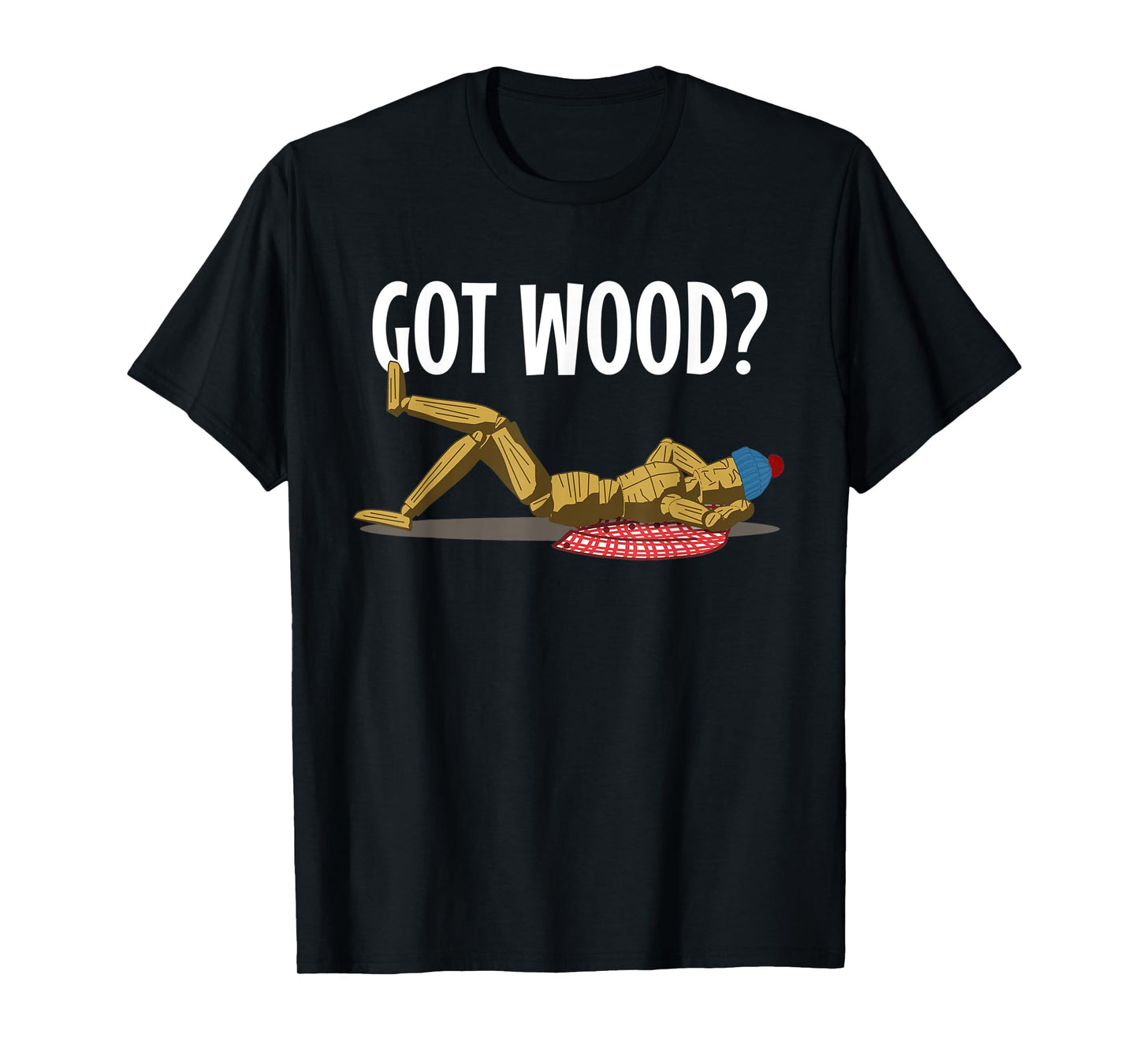 180g pure cotton round neck single side printed t-shirt, gay sexy wooden mannequin lumberjack funny dirty adult humor t-shirt, casual t-shirt for men and women, perfect t-shirt for holiday gift, Christmas gift, 2025 gift, New Year gift