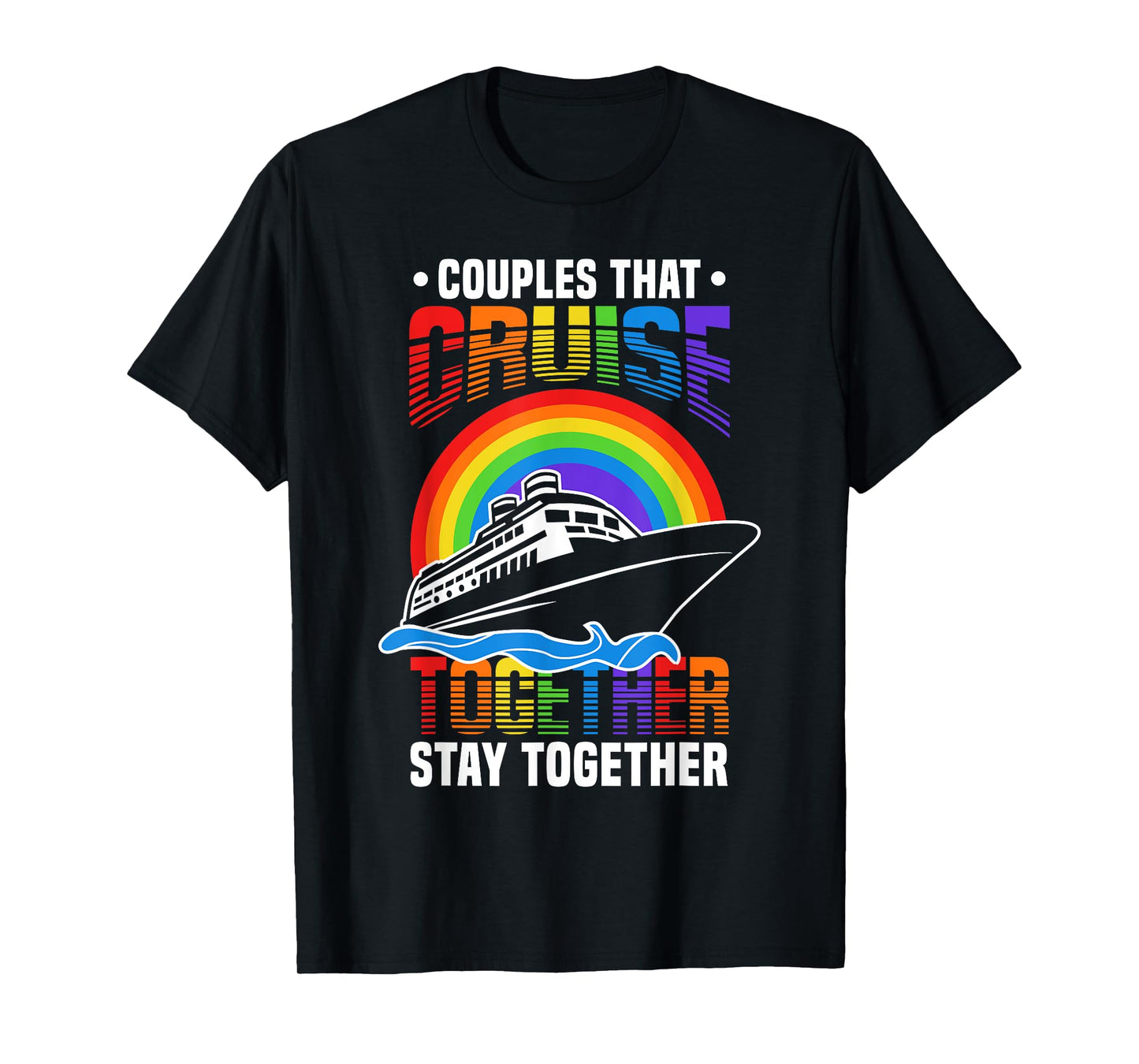 180g pure cotton round neck single side printed T-shirt, gay cruise T-shirt, casual T-shirt for men and women, perfect T-shirt for holiday gifts, Christmas gifts, 2025 gifts, New Year gifts