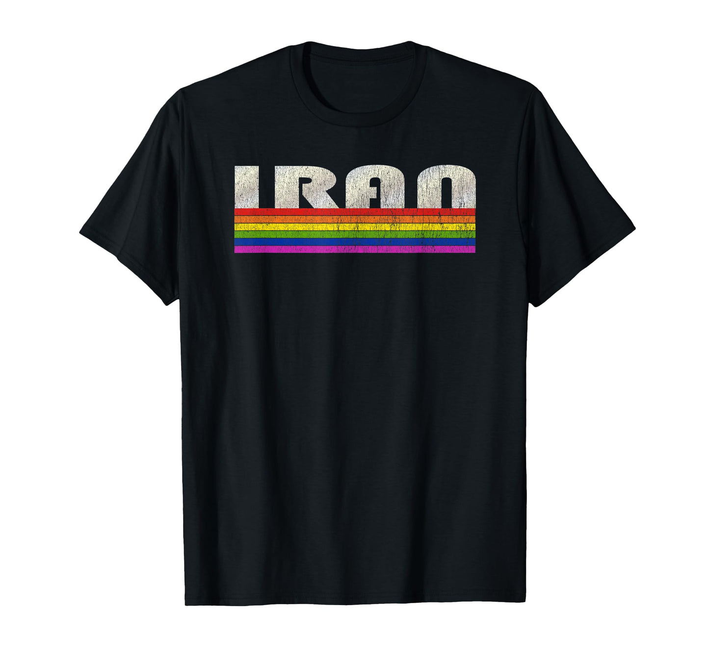 180g pure cotton round neck single side printed T-shirt, retro 80s style Iranian gay pride month T-shirt, casual T-shirt for men and women, perfect T-shirt for holiday gifts, Christmas gifts, 2025 gifts, New Year gifts