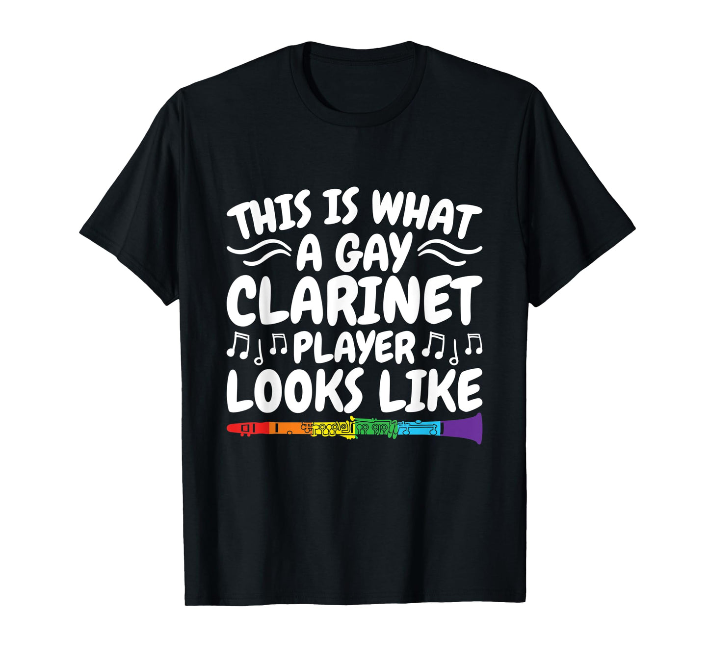 180g pure cotton round neck single side printed T-shirt, this is what a gay clarinet player looks like T-shirt LGBTQ, casual T-shirts for men and women, perfect T-shirt for holiday gifts, Christmas gifts, 2025 gifts, New Year gifts