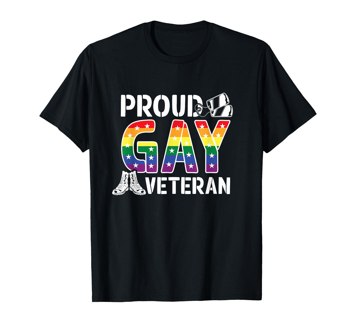 180g pure cotton round neck single side printed t-shirt, proud gay veteran LGBT rainbow flag veterans support t-shirt, casual t-shirt for men and women, perfect t-shirt for holiday gift, Christmas gift, 2025 gift, New Year gift