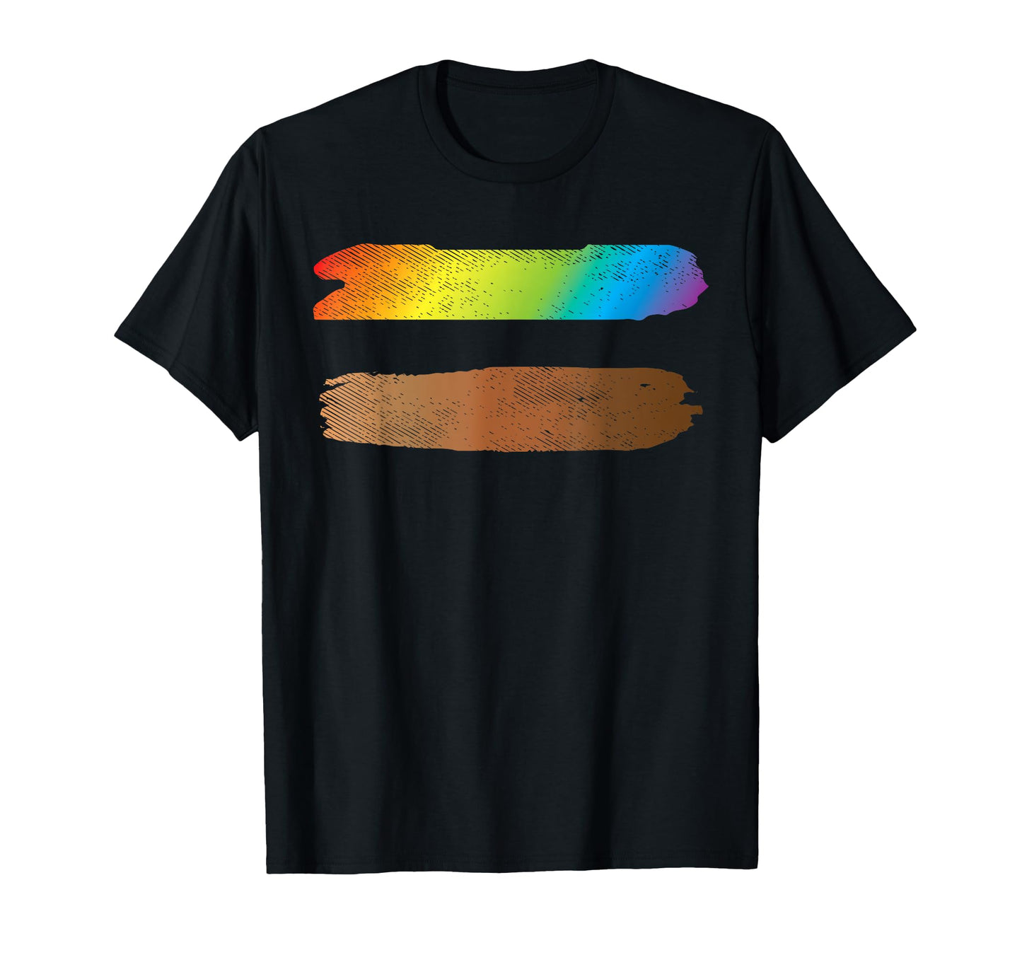 180g pure cotton round neck single-sided printed T-shirt, rainbow black pride equal sign gay rights equality LGBT gift T-shirt, casual T-shirt suitable for men and women, perfect T-shirt for holiday gifts, Christmas gifts, 2025 gifts, New Year gifts