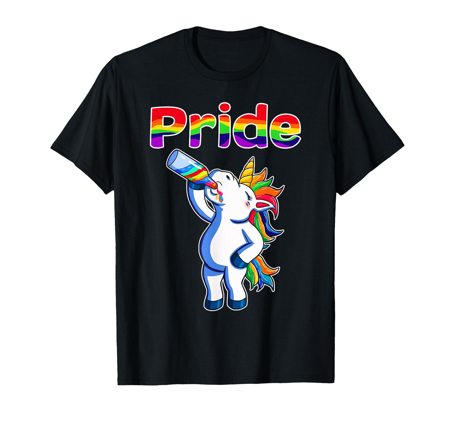 180g pure cotton round neck single side printed t-shirt, funny unicorn drinking squad LGBTQ lesbian gay pride t-shirt, casual t-shirt for men and women, perfect t-shirt for holiday gift, Christmas gift, 2025 gift, New Year gift